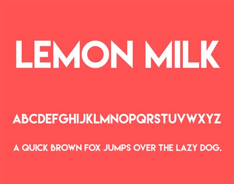 Lemon Milk Font Generator. Want to see your text in Lemon Milk Font? Our Lemon Milk Font generator lets you preview the font and download it. You can also download a …